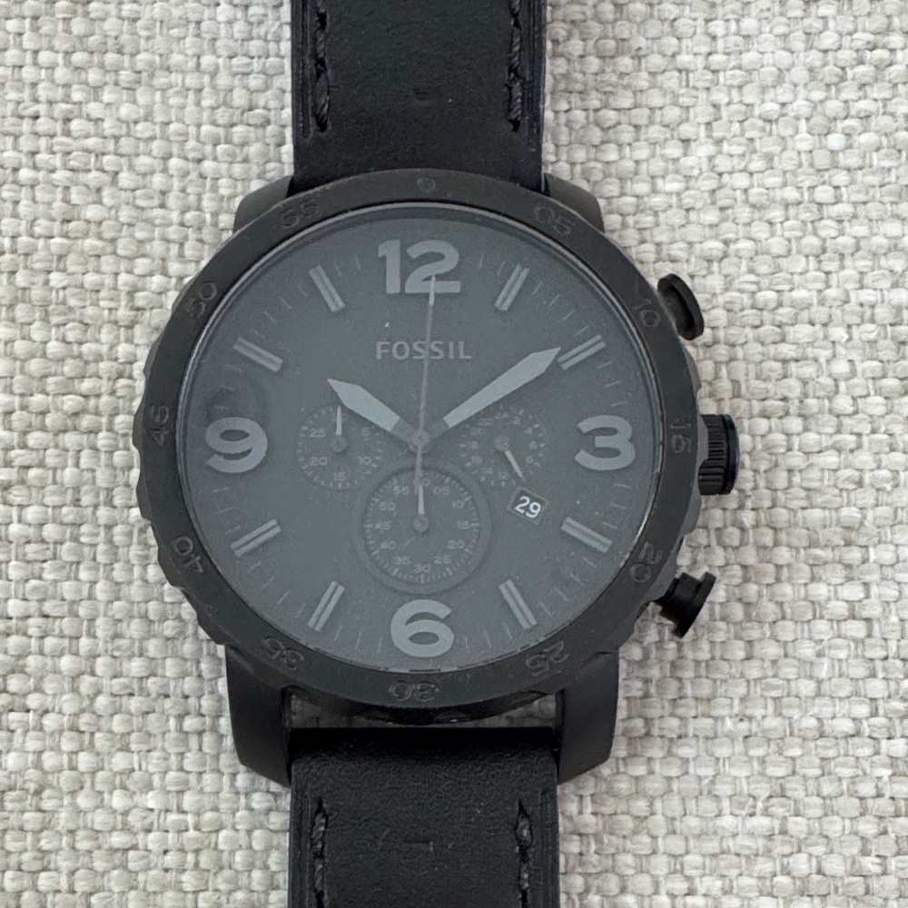 Fossil Dark Gray Chronograph Watch
